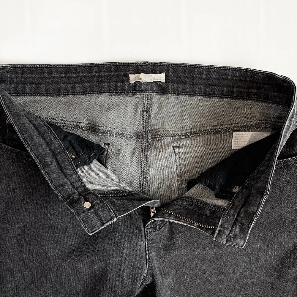 Eileen Fisher Gray Jeans Organic Cotton Size 8 - Picture 5 of 6